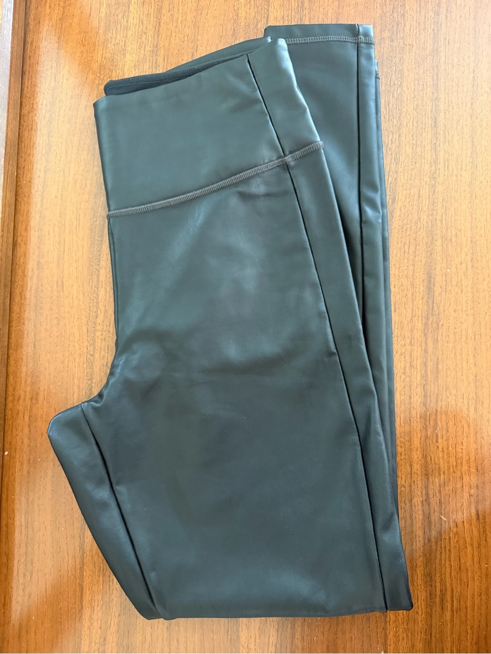 Faux leather Athleta leggings